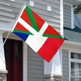 thumbnail image 3 of Aihccy Basque Country and France Flag with Brass Grommets Size - 3x5Ft, 3 of 3