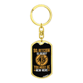 thumbnail image 4 of So Bitcoin is Dead Crypto Stainless Steel or 18k Gold Premium Swivel Dog Tag Keychain, 4 of 16