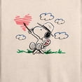 thumbnail image 3 of Peanuts - Heart Scribble - Women's Lightweight French Terry Long Sleeve Shirt, 3 of 6