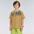 thumbnail image 3 of Boys Graphic Tees Casual Crewneck Short Sleeve Shirt Comfortable Lightweight Boys Summer Tops Daily Wear, 3 of 5