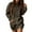 Coffee, variant on Hoodie Dress for Women 2025 Fall Winter Long Sleeve Casual Plain Hooded Sweatshirt with Pockets Pullover Tops