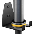 thumbnail image 1 of czcpp-Vertical Barbell Wall Rack, Black Powder Coated, Space Saving Barbell Mount for Garage Gym Bars, Essential Barbell Storage Accessory for Commercial and Home Gyms, Fits Barbell Sizes Up to 33mm, 1 of 4