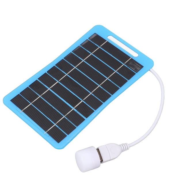 Panel Solar, 5V USB 5W Panel Solar Portátil Alta Eficiencia Para Al Aire Libre