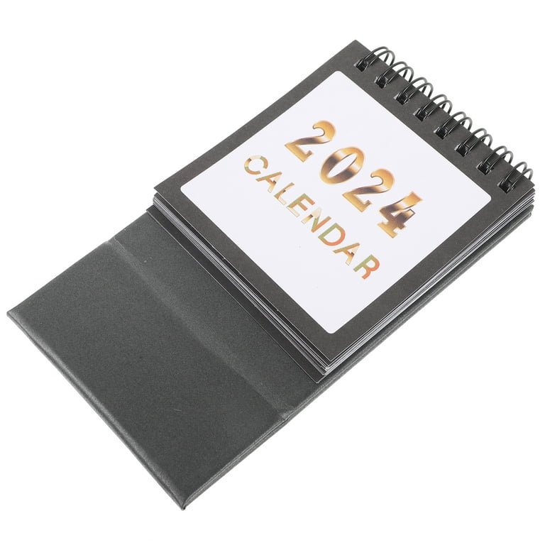1 Book of Free Standing Calendar 2024 Desktop Calendar Desktop Calendar  Desk Calendar for Office