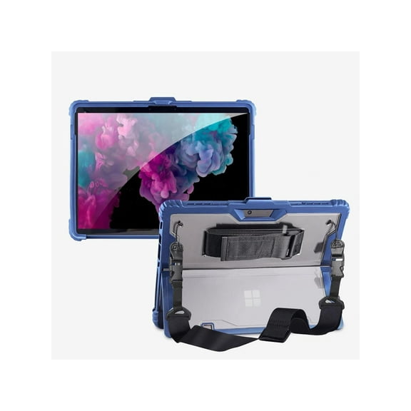 Shockproof Protective Case for Microsoft Surface Pro 8 13 inch 2021 with Stand, Hand/ Shoulder Strap Strap, Pen Holder