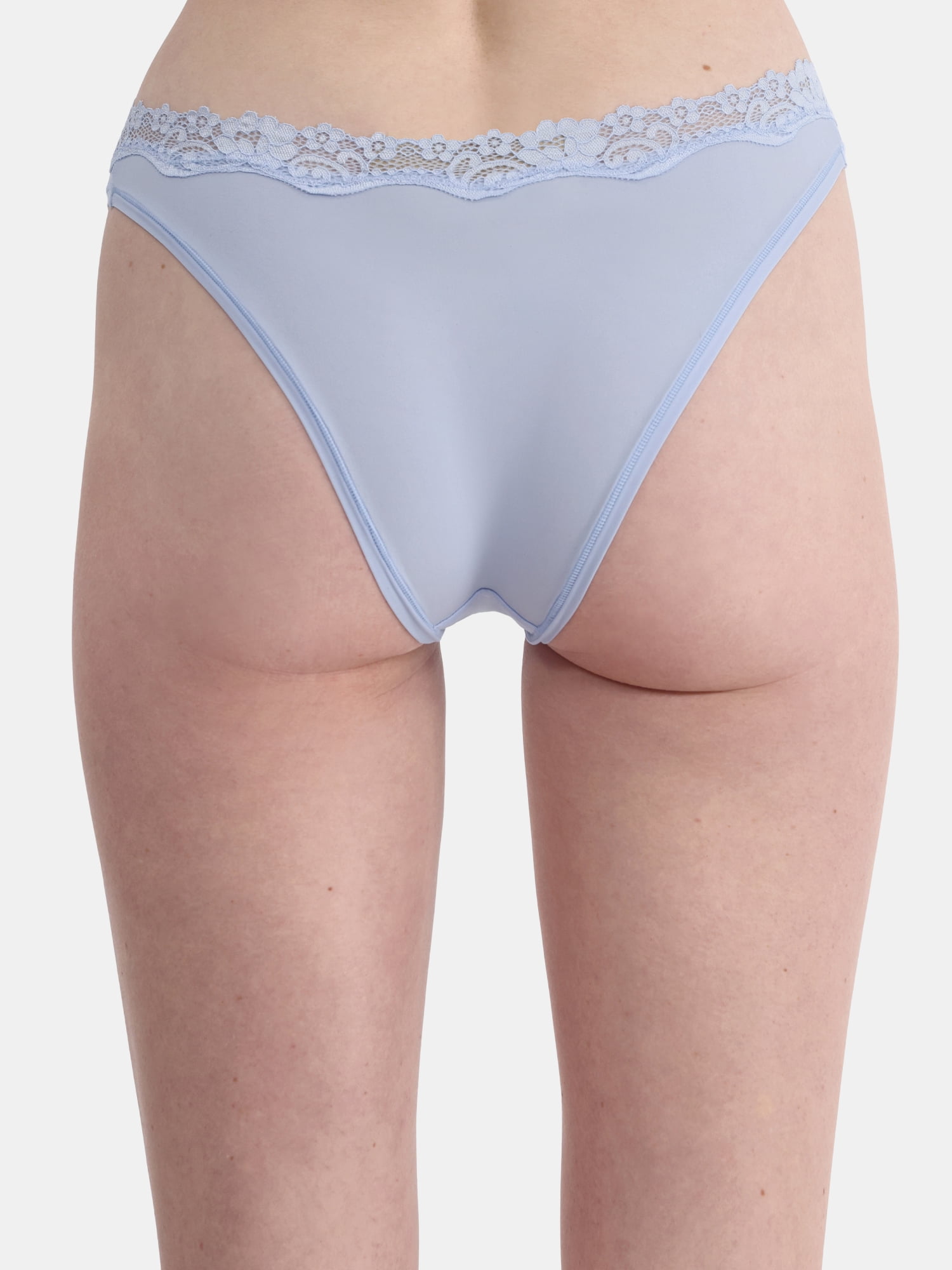No Boundaries Women's Fit Stretch Lace Waist Cheeky Panty, Sizes XS to XXXL