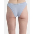 thumbnail image 2 of No Boundaries Women's Fit Stretch Lace Waist Cheeky Panty, Sizes XS to XXXL, 2 of 2