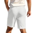 thumbnail image 5 of Aimik Men's Golf Chino Shorts Belted Waist Slant Pockets Wrinkle-Resistant Summer Shorts for Business Casual Work Holiday, 5 of 6
