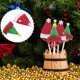 thumbnail image 4 of 48 Uds Mini sombreros de Navidad sombreros de piruleta de Navidad de moda envolturas de piruleta adornos de embalaje de dulces sombreros tapas de botellas de vino (estilo aleatorio), 4 of 7
