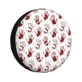 thumbnail image 1 of Balery Red Bloody Scary Hands2 Cubiertas para Neumáticos - Protector Resistente para Neumáticos de Camioneta, SUV, Remolque, Camper y RV-16 inch, 1 of 6