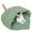 Light Green, variant on Doglemi Pet Bed For Small Dogs Cats Indoor, Leaf Nest Shape Warm Soft Durable Cave Bed, Green For Puppy Kitten Bedroom Living Room Office