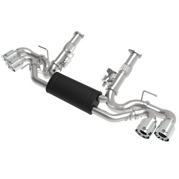 Fits 2020-2022 Chevrolet Corvette Advanced FLOW Engineering Exhaust System Kit 49-34127-P Mach Force XP Cat Back System; Stainless Steel; With Muffler; 3 Inch To 2-1/2 Inch Diameter Pipe