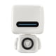 thumbnail image 2 of Mini robot pequeño, altavoz Bluetooth inalámbrico con subwoofer, fácil de transportar, tamaño bolsillo. blanco, 2 of 9