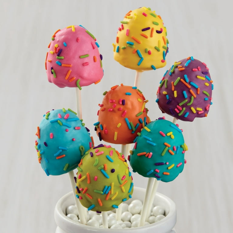 Cake Pop Sticks and Wrappers, Including 100 pcs 6-inch Paper