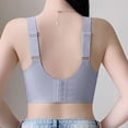 thumbnail image 4 of PMVFHDE Seamless Wireless Sleep Bra For Women Full Coverage Comfort All-Day Wear Soft Unlined Daily Light Gray - XL, 4 of 5