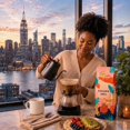 thumbnail image 2 of Café KAHAWA 1893 Granos Enteros Tostado Oscuro Mezcla Nueva York 1kg, 2 of 9