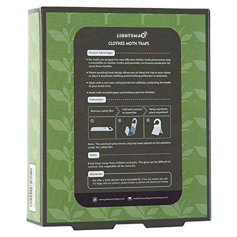 LIGHTSMAX Cloth Moth Trap (6-Pack) CMTX6 - The Home Depot