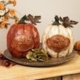 thumbnail image 1 of Northlight Décorations de Citrouille "Soyez Joyeux" - 7.75 Pouces - Ensemble de 2, 1 of 6