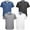 Mix 4 Pack, variant on Visive Mens Big and Tall Oxford Shirt - 4 Pack Button Down Short Sleeve Dress Shirt - Versatile for Business & Casual Events - Comfort Fit - Breathable Material - Sizes small to 4XL For Big men