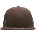 thumbnail image 2 of Solid Flat Brim Bill Fitted Baseball Cap, 2 of 6