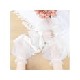 thumbnail image 5 of INSPIRE CHIC Women's Lace Floral Mesh Gloves Female Pearl Bowknot Polka point Wrist Fingerness Length Sleeves for Elegant Bridge Wedding Evening Party White6, 5 of 6