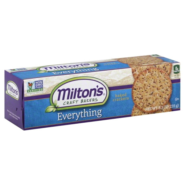 Milton's Craft Bakers Everything MultiGrain Crackers, 8.3 Oz