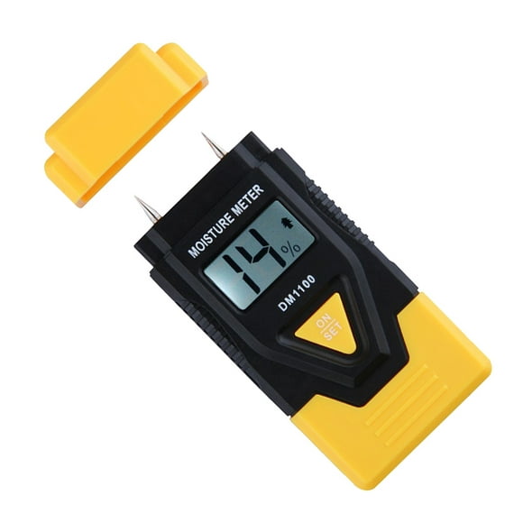 Without Battery, You Need To Bring Your Own 4 X 1.5V LR44 Batteries Three-in-one Wood Cardboard Mixed Soil Moisture Meter DM1100 Wood Moisture Meter