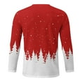 thumbnail image 5 of LUOGENLI T-shirts pour Homme pour Hommes Noël T-Shirt Décontracté de Mode Festival à Manches Longues à Col Rond T-Shirt T-shirts pour Homme T-Shirt Graphique Pâques T-shirts pour Hommes T-shirts Graphiques Pêche Saint-Valentin Blanc m, 5 of 5
