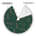 thumbnail image 4 of Faldas para árbol de Navidad de 30 pulgadas con texto "Merry Christmas", tapete para árbol de Navidad para vacaciones de invierno, falda para árbol de Navidad para decoraciones navideñas rústicas, 4 of 8