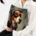 thumbnail image 6 of Dog Retro Luxurious Velvet Chair Pillow Covers - Set of 2 Throw Pillow Covers with Unique Patterns for Living Room Decor - Available in 16x16, 18x18, and 20x20 Inches Throw Pillows for All Occasions, 6 of 6