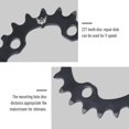 thumbnail image 4 of Plato plato redondo negro bicicletas portátiles para andar en bicicleta ANGGREK Otros, 4 of 8