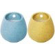 thumbnail image 1 of Maceta colgante de porcelana de 2 piezas, maceta de pared de cerámica, maceta montada en la pared para decoración del hogar. Afortunado Sencillez, 1 of 4