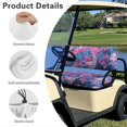 thumbnail image 6 of Yuyamidu Colorful Palm Leaves Golf Cart Backrest Bottom Seat Cover Set of 2 Tropical Golf Cart Seat Covers Soft Golf Cart Seat Cushion Fits for Club Car and More 2 Person Seats Golf Carts, 6 of 7