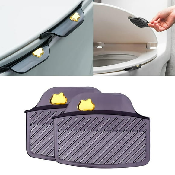 Bovemsi Clearance 2 Piece Toilet Seat Handle Lifter Toilet Seat Cover Lifter for Any Toilet Cover/Seat (2 PCS Black Lifter)