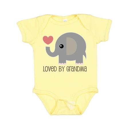 

Inktastic Loved by Grandma Cute Grandchild Gift Baby Boy or Baby Girl Bodysuit