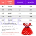thumbnail image 7 of Girl Minnie Cosplay Costume Polka Dots Fancy Dress Up Kid Birthday Party Tulle Dress, 7 of 7