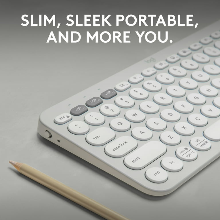 ●E-Play Smooth Logitech, Wireless Bluetooth Keyboard, K380s, Multi-Device Slim