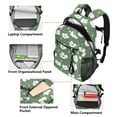 thumbnail image 5 of JIALIOU 14" Laptop Backpack Waterproof Airline Approved Stylish Casual Daypack for Travel Business College Work, Beautiful Abstract Flowers, 5 of 8
