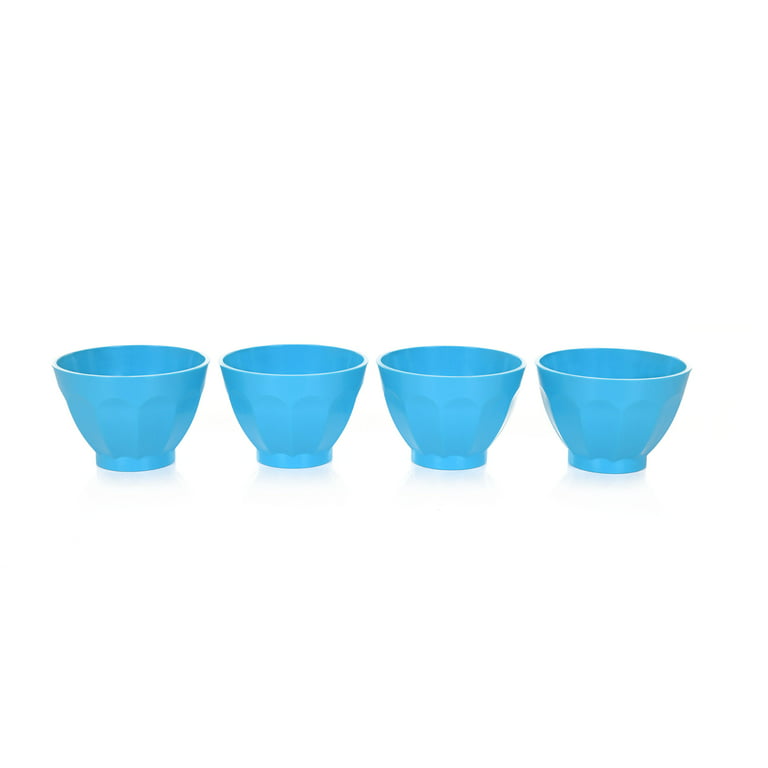 Mintra Home Plastic Bowls with Handles 3 Pack (Small , Green)