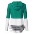 thumbnail image 2 of Youmylove Women Maternity Long Sleeve Striped Hoodies Nursing Sweatshirts For Breastfeeding Pregnant, 2 of 4