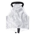 thumbnail image 6 of TTAO Womens Sequins Suit Vest Lapel Sleeveless Glitter Sparkly Dressy Waistcoat for Rave Dance Party Silver L, 6 of 7