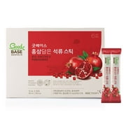 Good Base Pomegranate Korean Red Ginseng Asian Health Drinks 30 Sticks