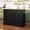 47.24 in-Black, variant on HLR Kitchen Island with Storage Cabinet & Drop Leaf, Dining Cart on Wheels, Modern Rolling Sideboard Buffet Cabinet, White