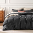 thumbnail image 1 of Funda nórdica Bedsure oversized king 305 x 249 cm color carbón, 1 of 8