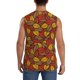 thumbnail image 4 of Balery Fall Leaves Camisetas sin mangas para hombre, absorbe la humedad y protege contra el mal olor.-X-Large, 4 of 7