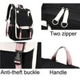 thumbnail image 5 of FDDMis Kawaii Backpack Lunch Bag for Women Mtg Backpack Backback Men Small Backpack Teacher Backpack Women with Laptop Compartment Fancy Backpack, Yellow, 5 of 7
