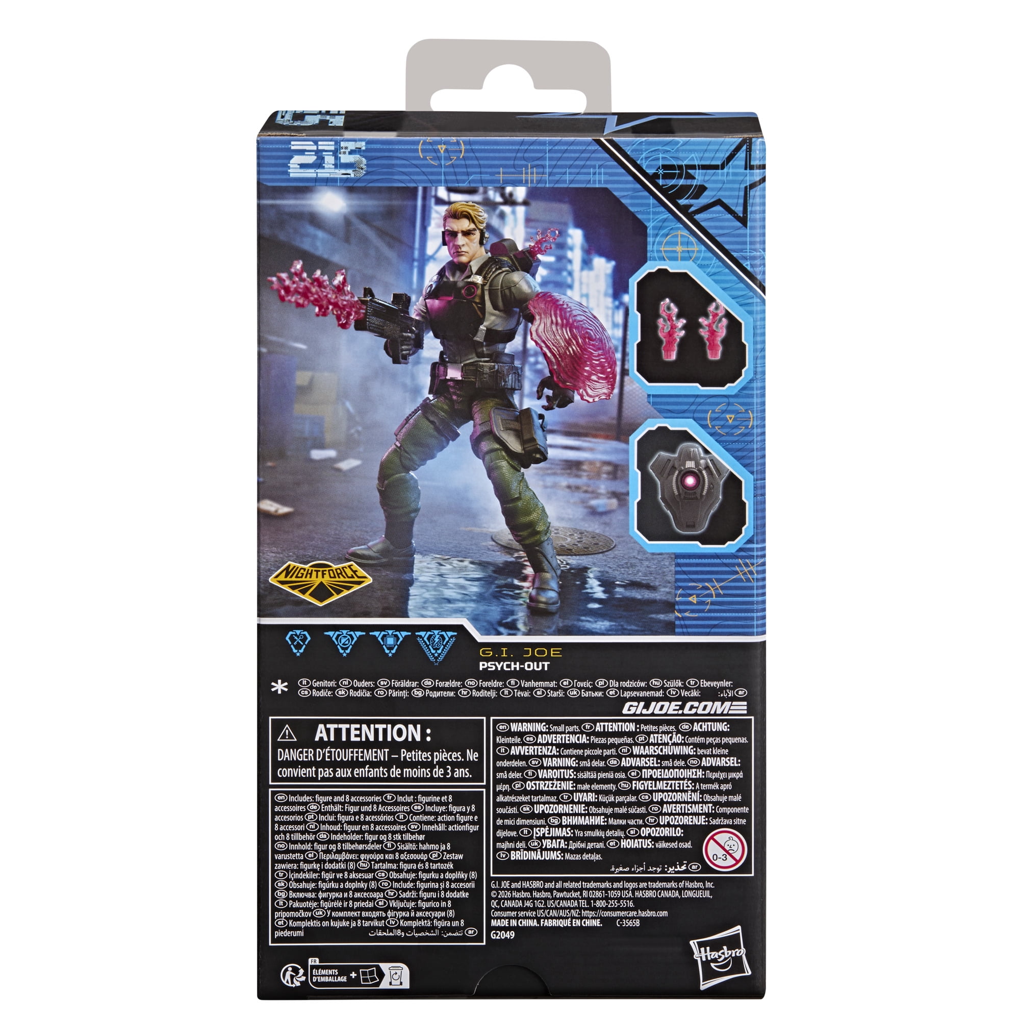 G.I. Joe Classified Series 215 Night Force Psych-Out 6 inch Action Figure
