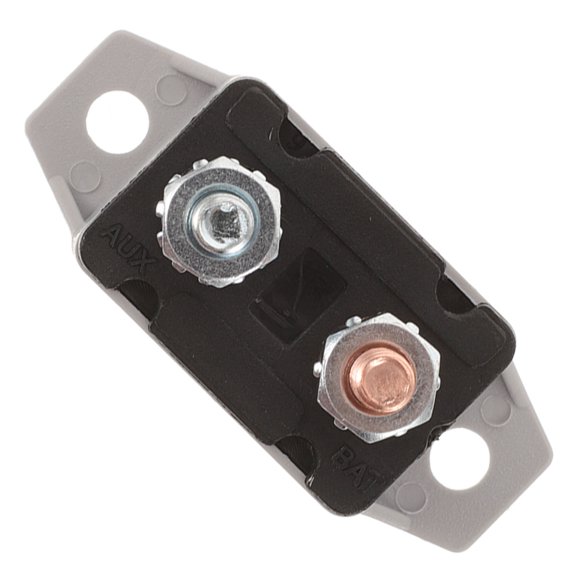 HEALEEP 1Pcs Car Amp Circuit Breaker Grey Plastic Self Resetting for Electricians