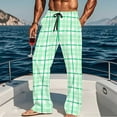 thumbnail image 4 of CYiJun Mens Flannel Pajama Pants Plaid Mens Pajama Bottoms Mens Lounge Pants with Pockets, 4 of 6
