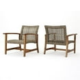 thumbnail image 2 of Afuera Living Modern / Contemporary Outdoor Mid Century Grey Club Chairs Natural, 2 of 22
